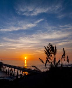 Pierfect Sunset Silhouette