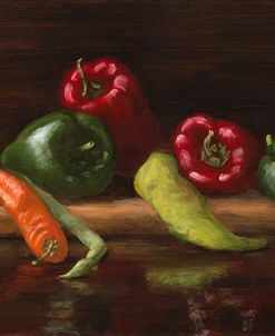 Green and Red Peppers