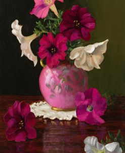 Petunias In Pink Vase