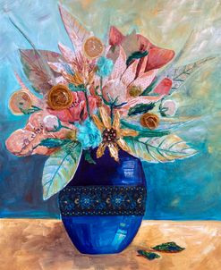 Mixed Media Flower Vase
