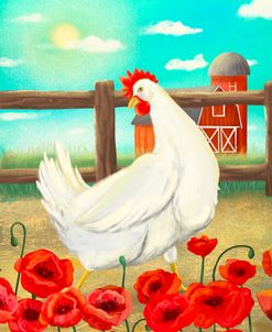 Chicken With Poppies