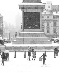 Snowy Trafalgar Square