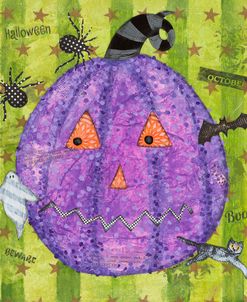 Spooky Purple Pumpkin