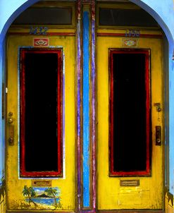 Colourful doors in San Francisco