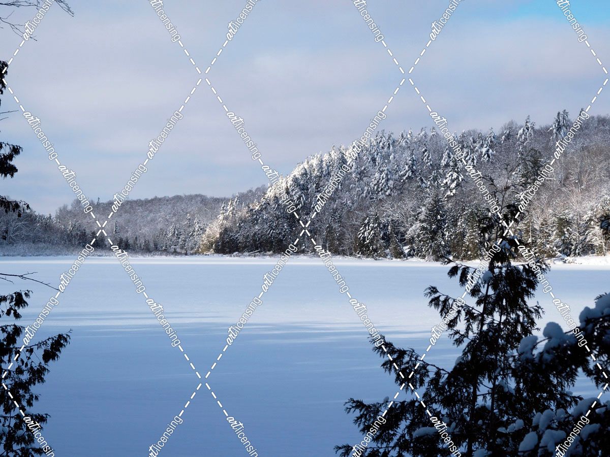 Meech Lake In Winter