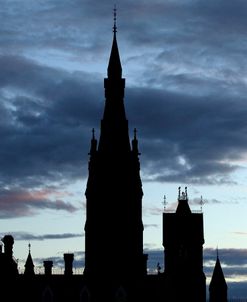 Silhouette Of West Block