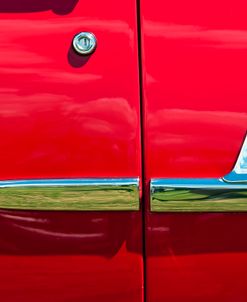 1955 Chev 210 side chrome