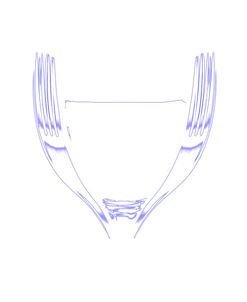 Forks and Wine neon glow