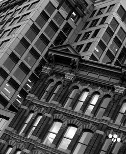 Chambers Buildings Black and White