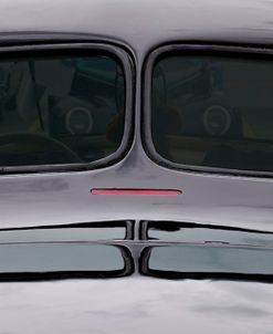 Back Window of 1950s Car