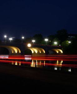 Bank Street Bridge and Car Lights