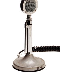 Silver Microphone
