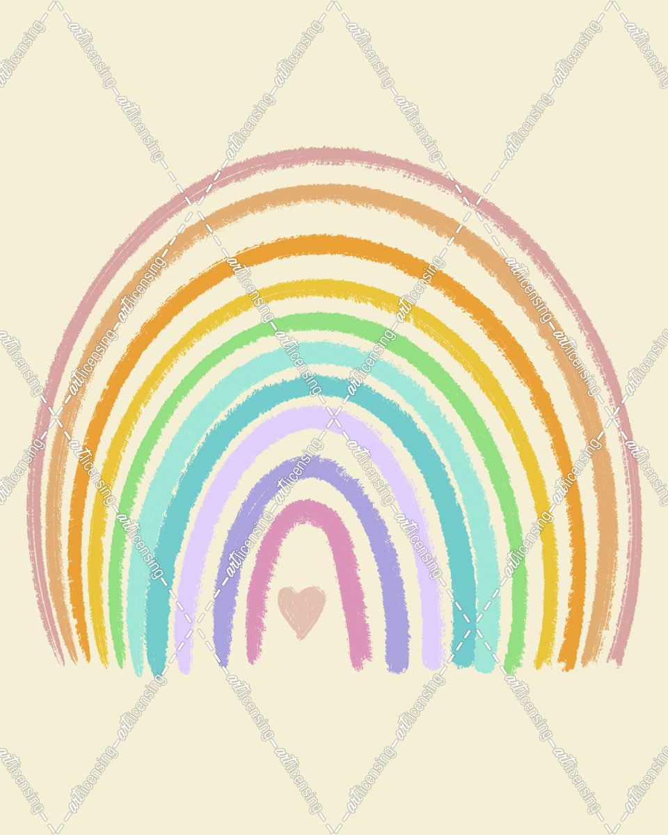 Rainbow With Heart
