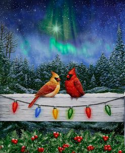 Christmas Cardinals Greeting Card