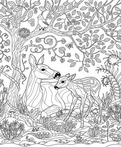 First Spring – line art variation