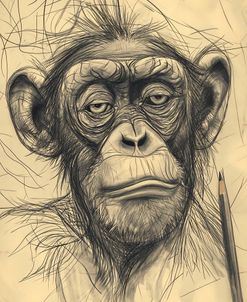 Drawn Monkey