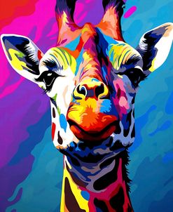 Giraffe Pop Art