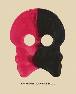 Raspberry Liquorice Skull