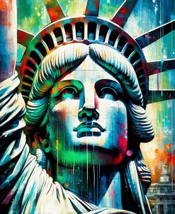 Statue Of Liberty Pop Art