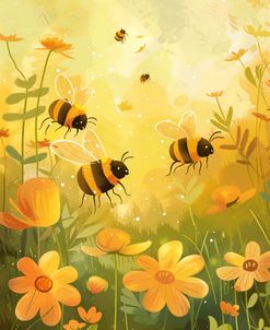 Bees And Flowers