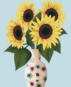 Vase Of Sunflowers