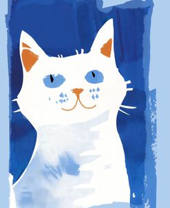 Cat In Blue