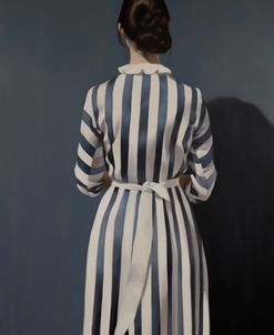 The Girl In Blue And White Striped Dress No 2