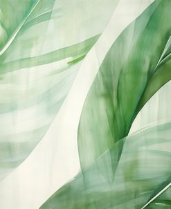 Abstract Banana Leaf