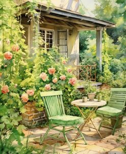 Summer Theme In Watercolor No 2