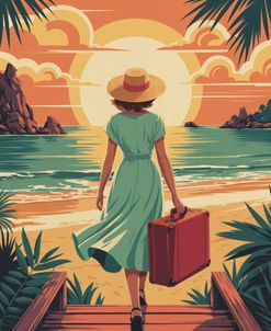 Woman On Vacation