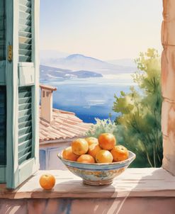 A Bowl Of Fresh Oranges