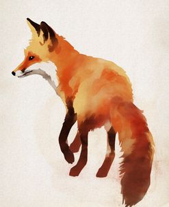 Red Fox Watercolor