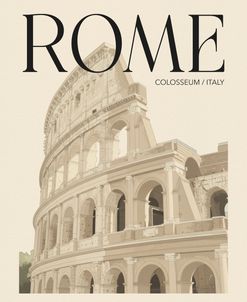 Rome Travel Poster