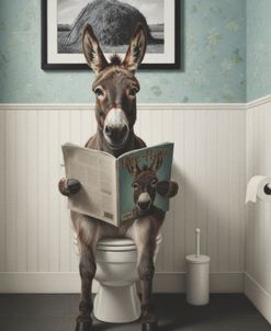 Donkey In The Bathroom