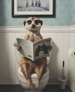 Meerkat In The Bathroom
