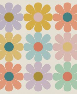 Nine Colorful Flowers