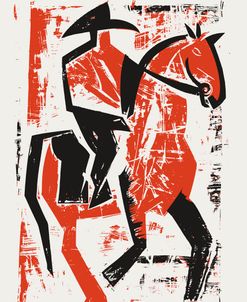 Abstract Horse Rider