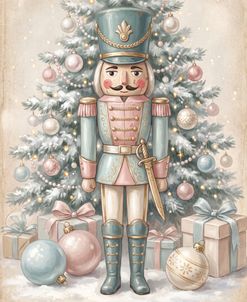 Nutcracker By The Christmas Tree