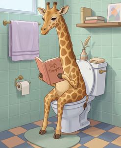 Toilet Giraffe