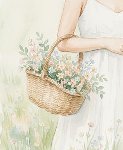 Basket Of Wildflowers
