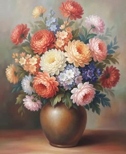 Dense Bouquet Of Flowers