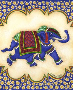 Elephant Cartouche facing right