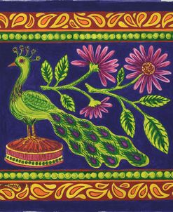 Indian Match Box Peacock