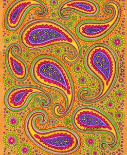 Paisley On Yellow