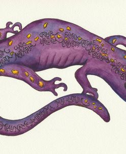 Spotted Salamander painting