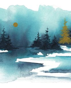 Turquoise and Gold III