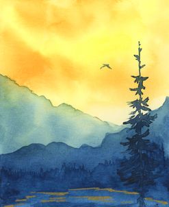 Warm Tangerine Sunrise