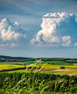 Clouds over Country Fields