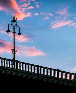 Old Lamp on Bridge