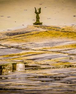 Statue in a Puddle